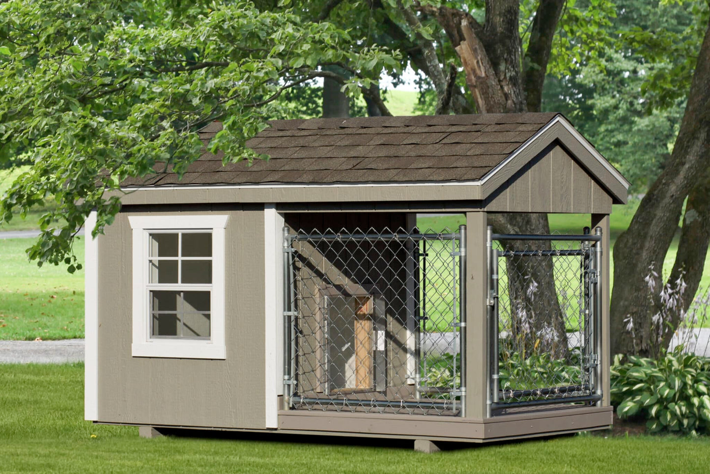 4×8 Single Dog Kennel